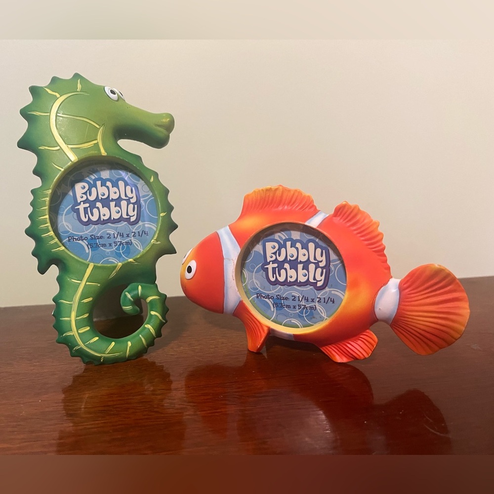 Seahorse & Clownfish Picture Frames